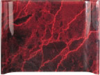 red marble acrylic award