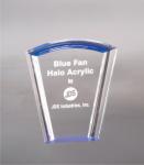 blue fan acrylic